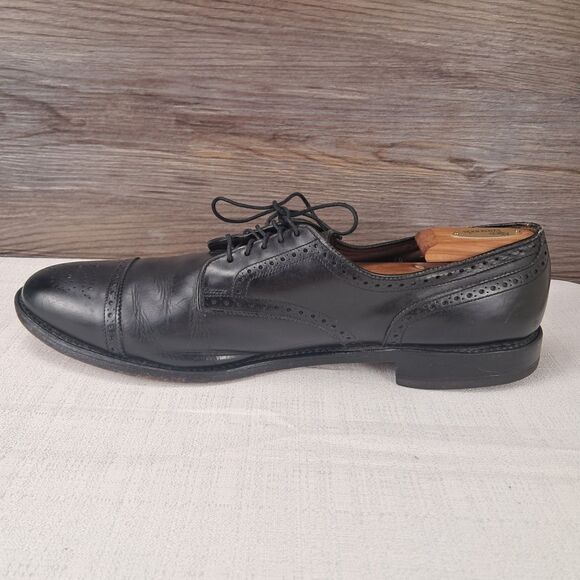 Allen Edmonds Men’s Sanford Leather Cap Toe Derbies Size 14A Made In USA main image 7